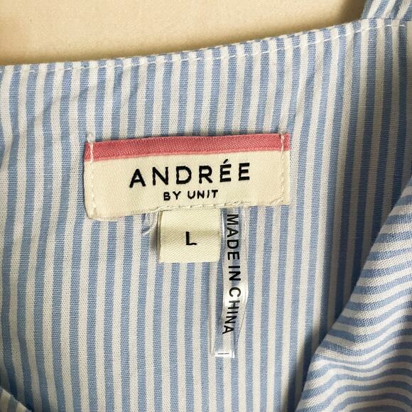Andree by Unit Chambray Summer Top. Size large. Great condition. - Picture 3 of 5